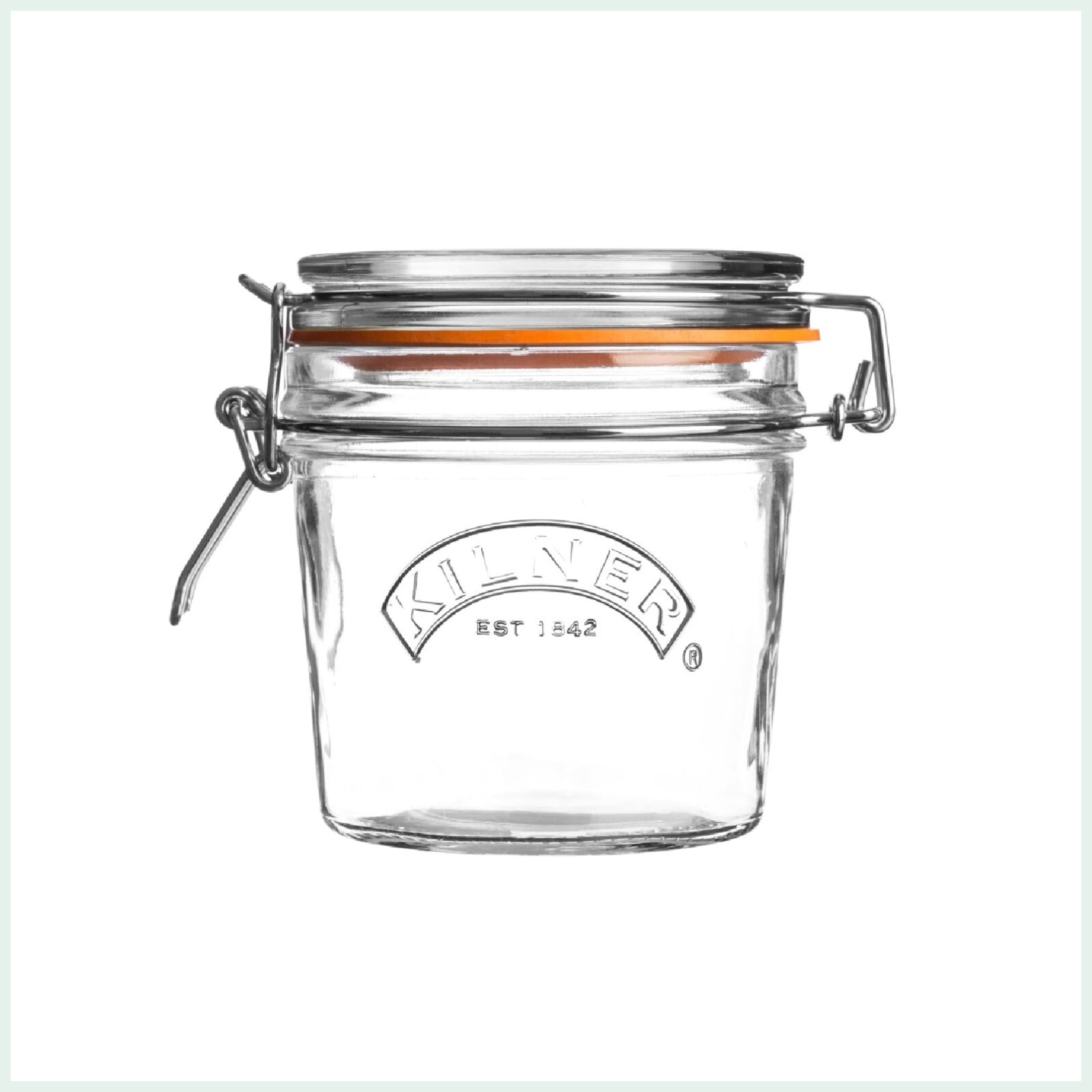 Kilner clip top jar 0.35 litres for preserving, jam making and canning