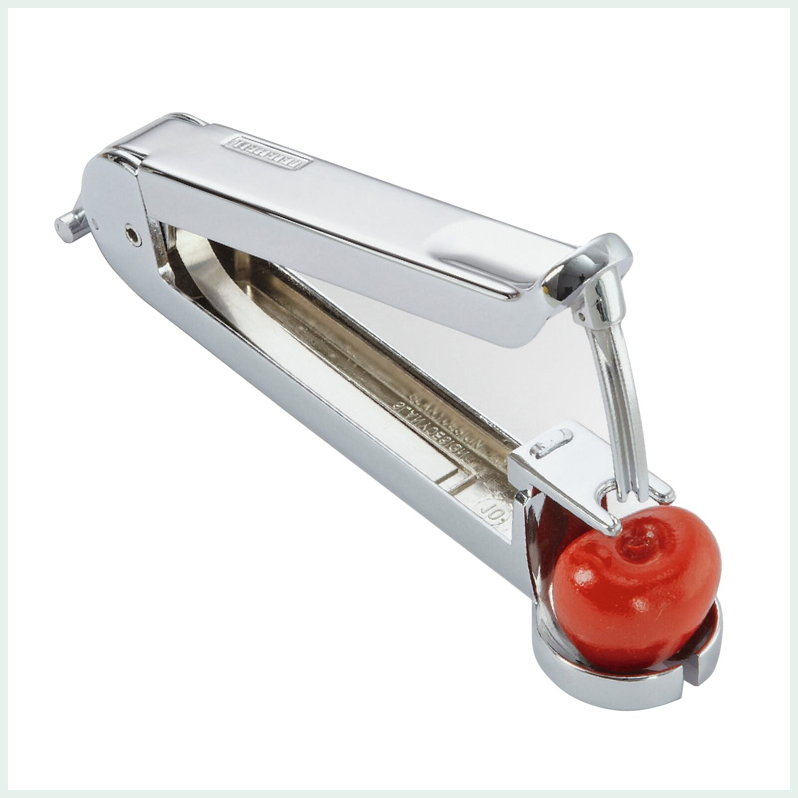 Leifheit Proline handheld cherry pitter and stone remover. Removes the pits of cherries and also olives.