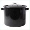 20 litre enamel stock pots ideal for canning, pasteurising and brewing.