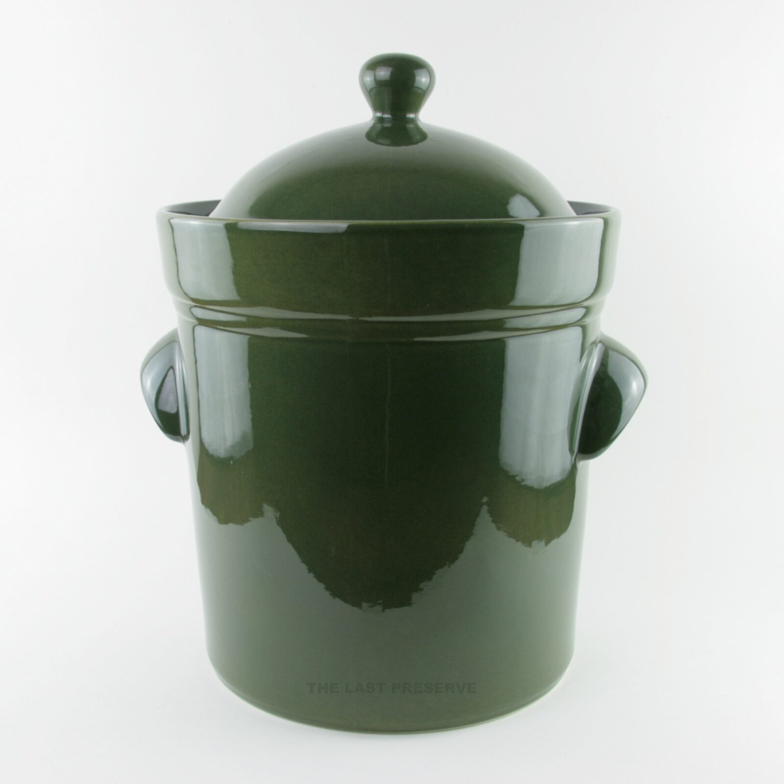 15 Litre green ceramic fermentation crocks by Zaklady Ceramiczne Boleslawiec