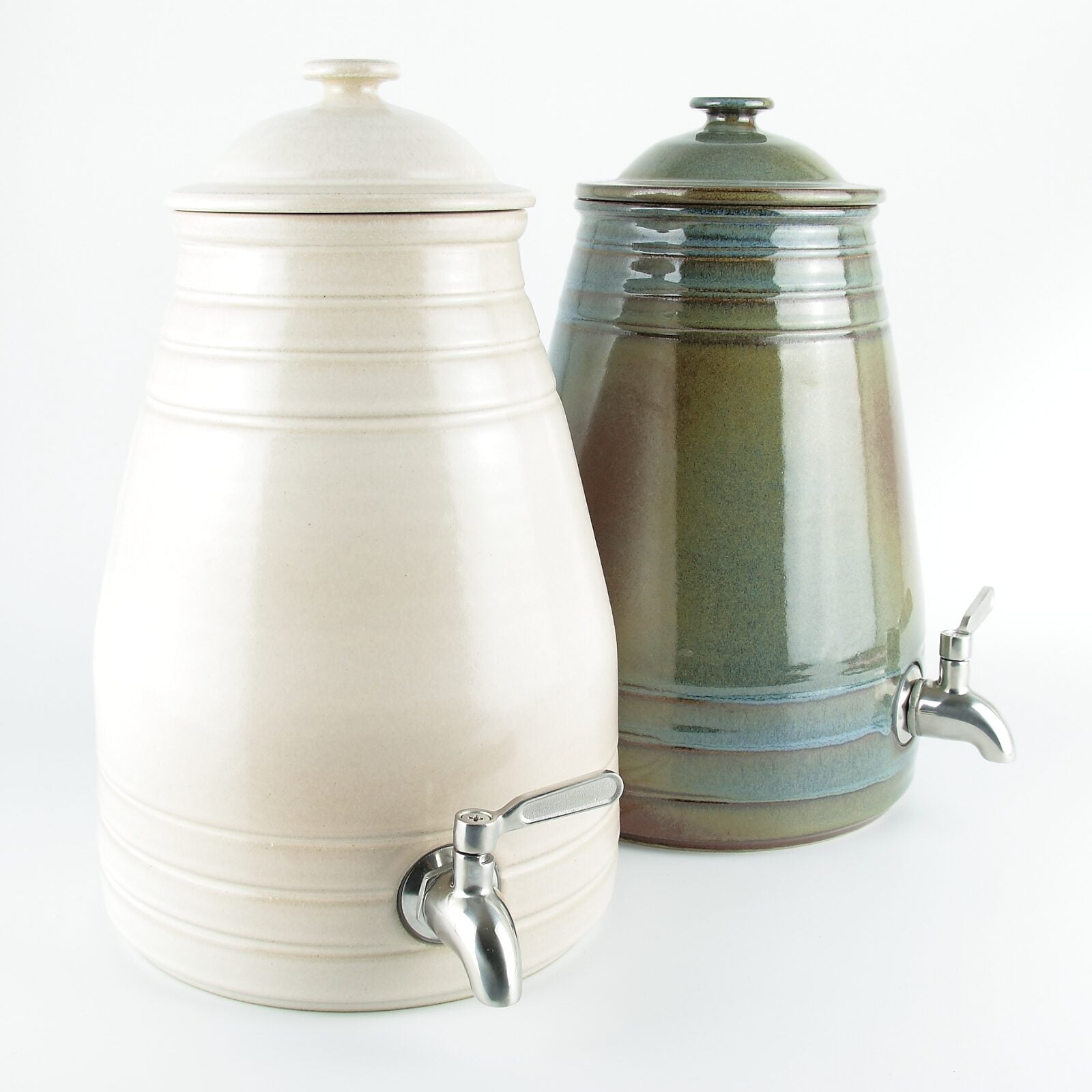 Hand made 4 litre ceramic vinegar pots and kombucha jars