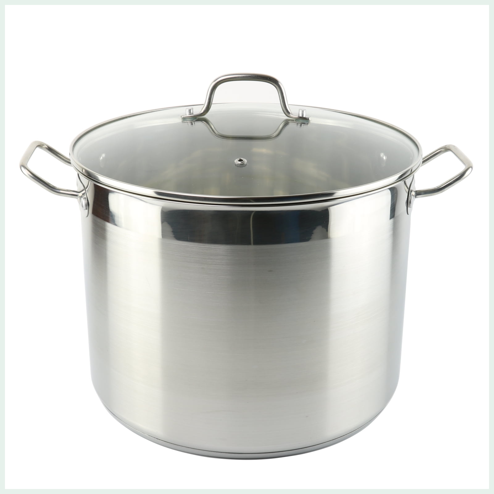 stainless steel water bath cannner with canner rack for 7 x 0.5L canning jars