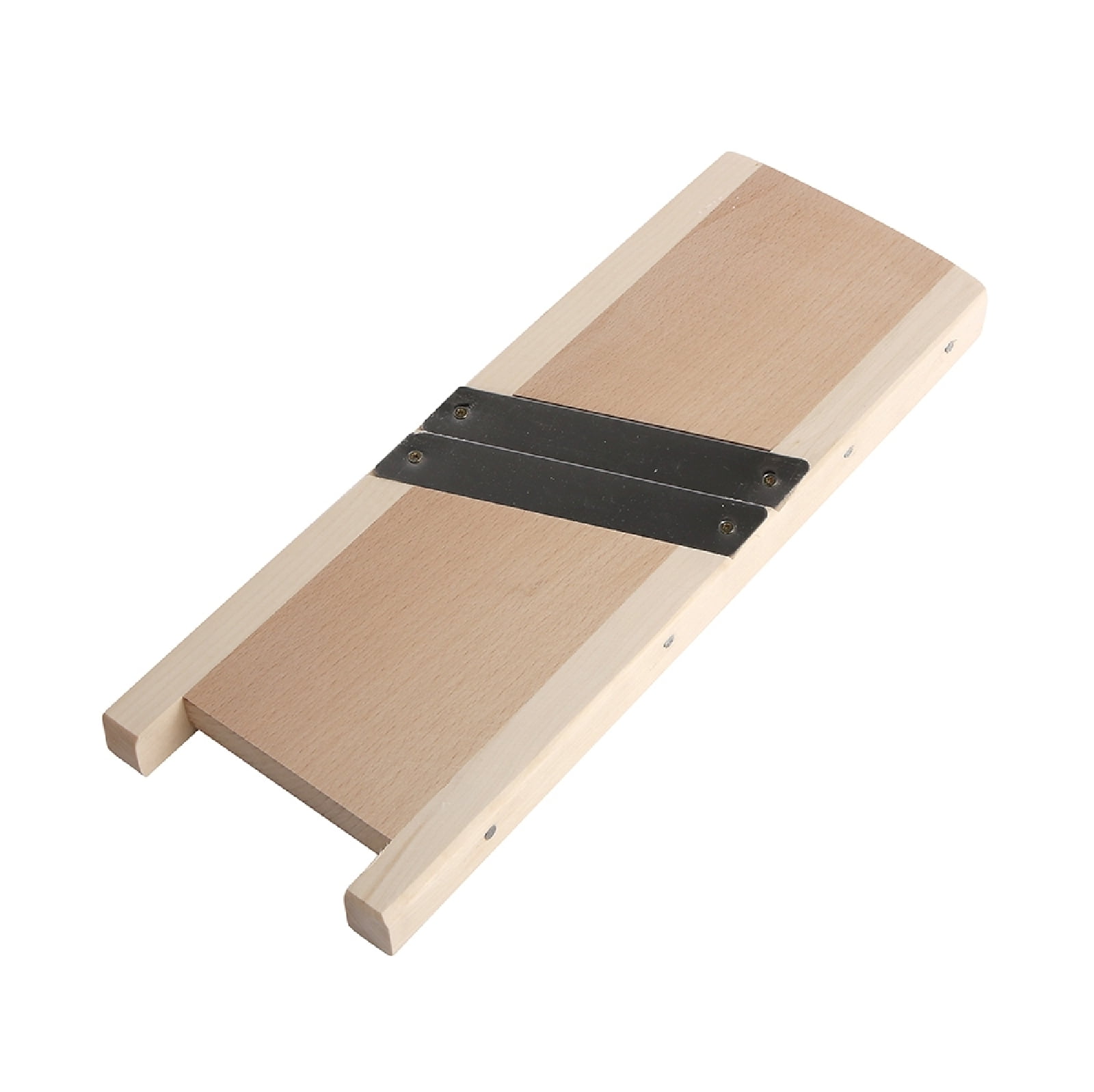 Wooden mandoline for slicing vegetables